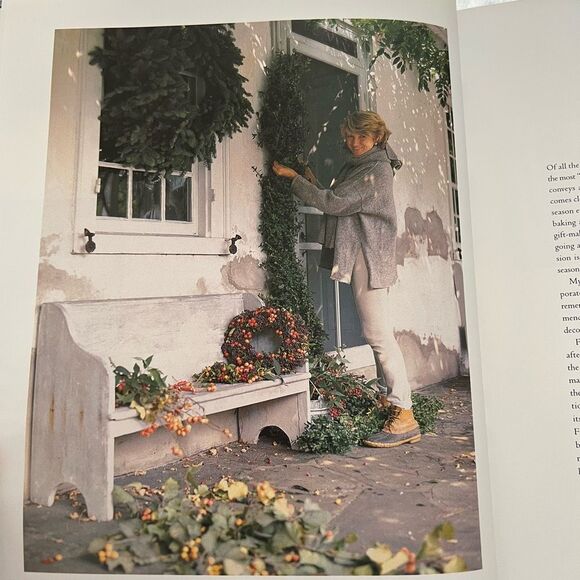 1995 Vintage MARTHA STEWART Living Handmade Christmas Best of Book EUC Hardcover - Picture 11 of 16